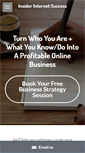 Mobile Screenshot of insiderinternetsuccess.com